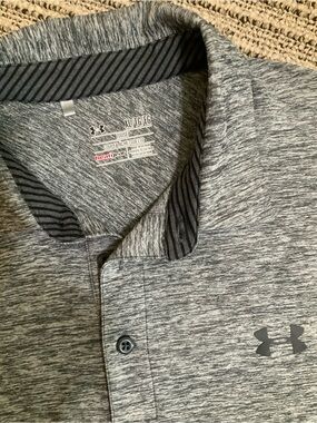 Under Armour Men’s Grey Heather Performance Polo